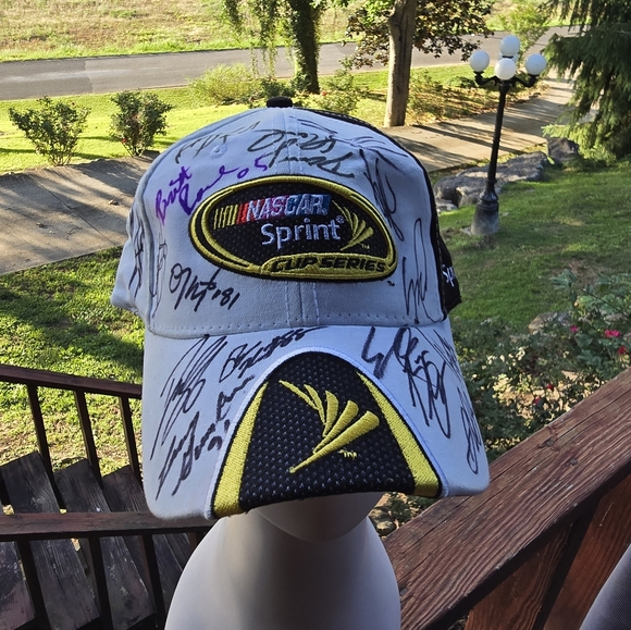 Vintage NASCAR Sprint Cup Series Signed Cap 16 Autographs